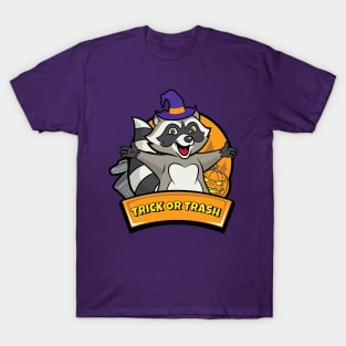 Trick or Trash - Halloween Moon T-Shirt